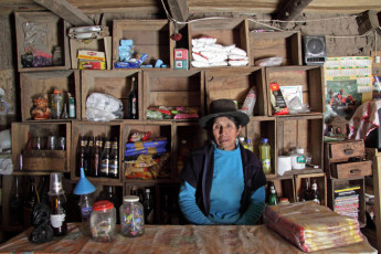 Emiliana Auccasi’s husband, Diomedes Cayampi, was disappeared by the Shining Path in December 1990. She wants to find the remains of her husband. Sacsamarca, Ayacucho Region, 2011