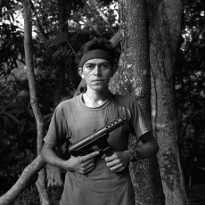 Ramiro, ex guerrilla combatant. La Libertad, El Salvador, 1993