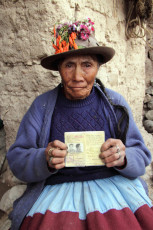 Benadicta Inca’s husband, Bernardo Ipurre Tacsi, was disappeared by the military in 1984. Hualla, Ayacucho Region, 2009