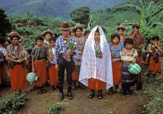 The wedding of Juan and María, Communities of Population in Resistance of the Sierra, Quiché, 1993